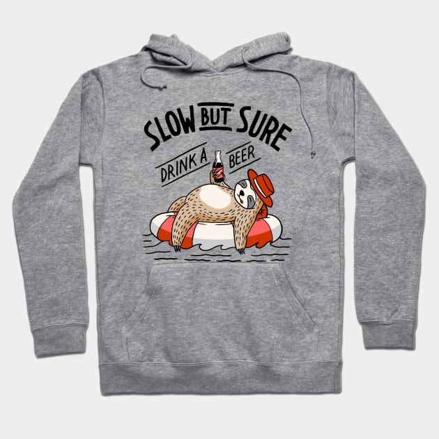 slow but sure Hoodie by sober artwerk